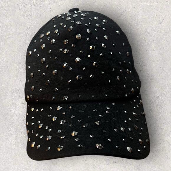 Crystal Rhinesone SnapBack Trucker Hat Women’s One Size - Picture 1 of 5